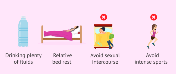 Imagen: Recommendations in case of OHSS