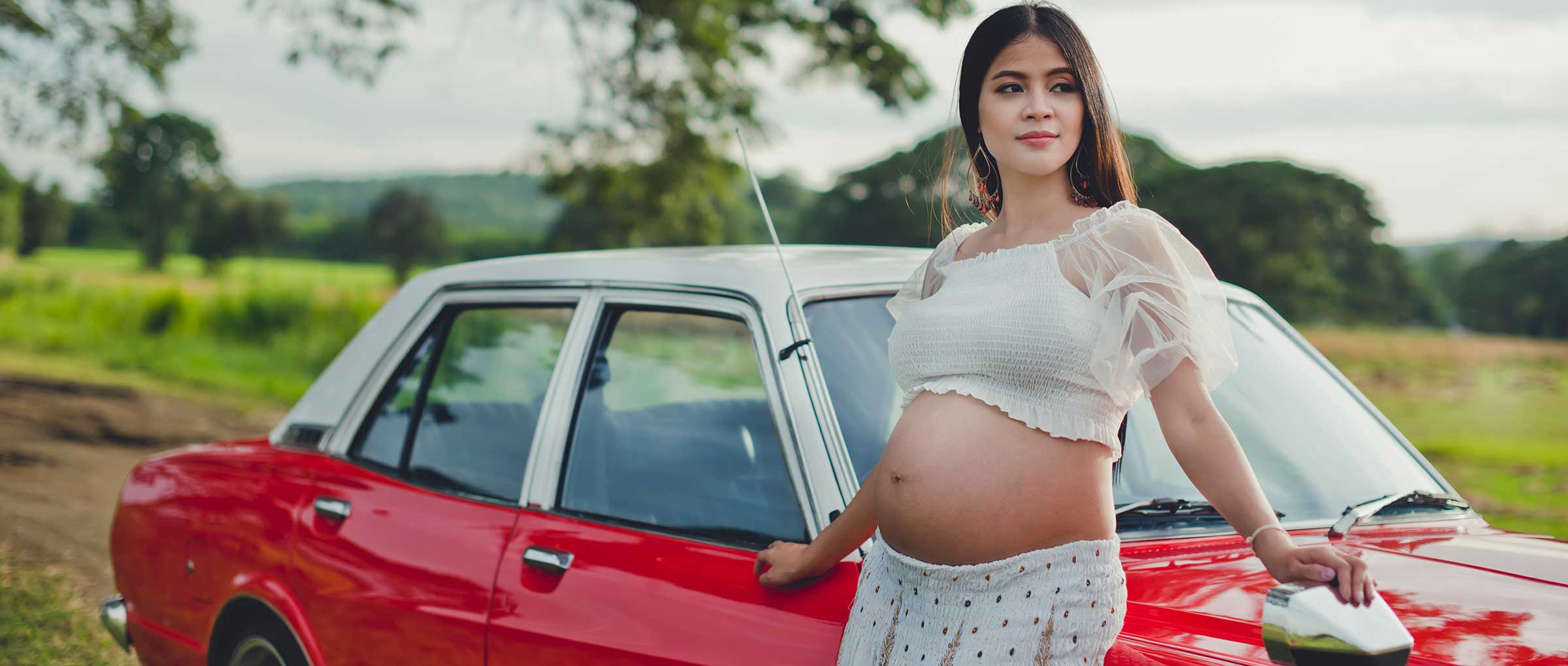 Pregnant women driving