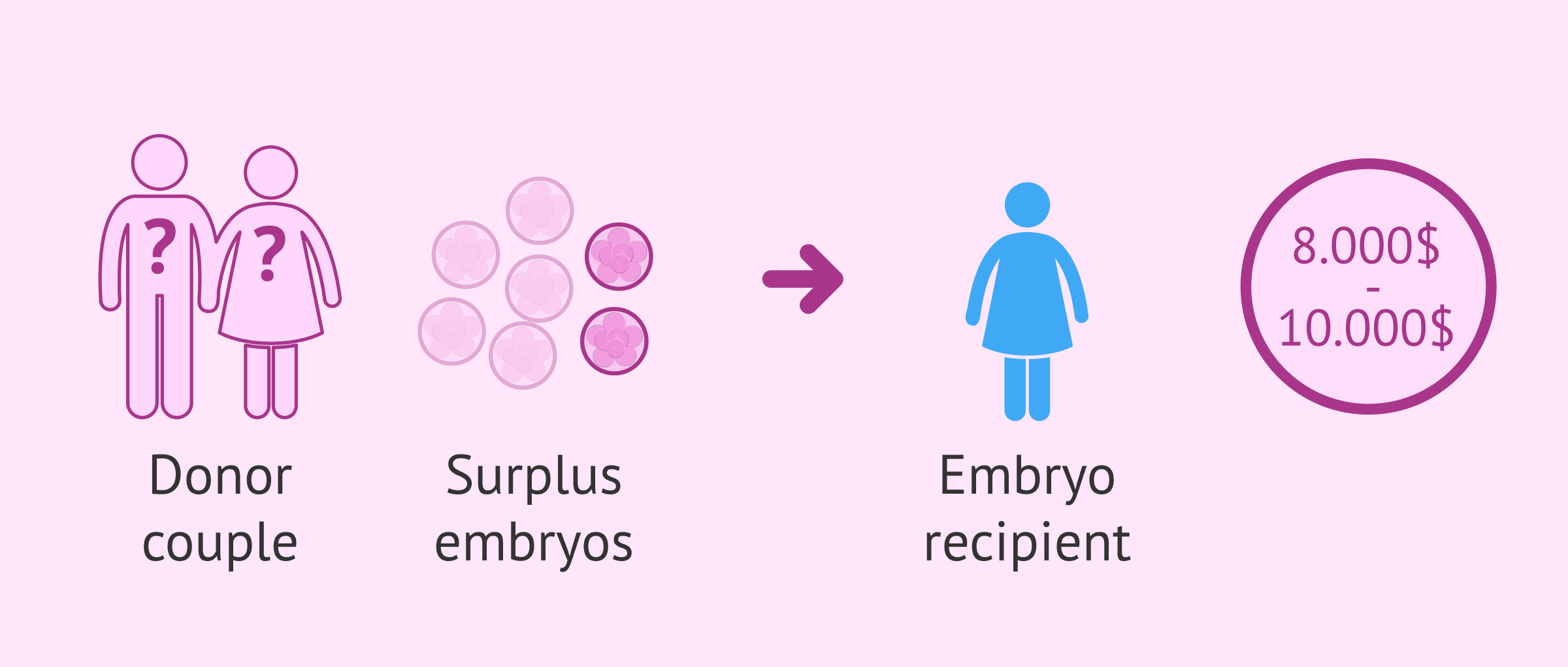 How much does embryo adoption cost?