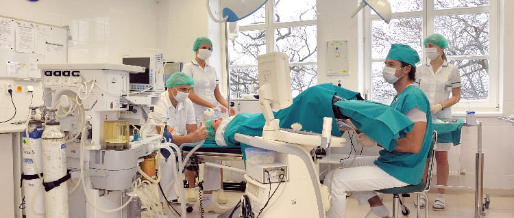 IVF Zlín operating room