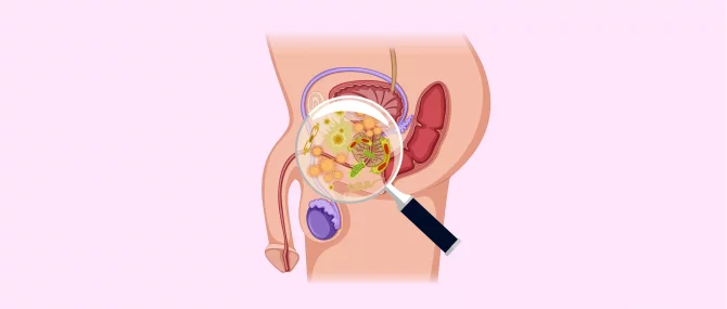Imagen: Prostatitis caused by bacterial infection