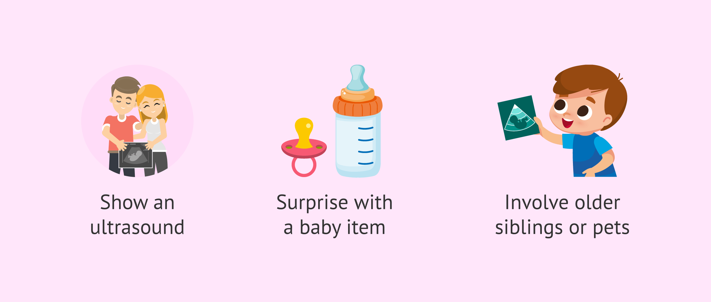 Imagen: Ways to announce a pregnancy