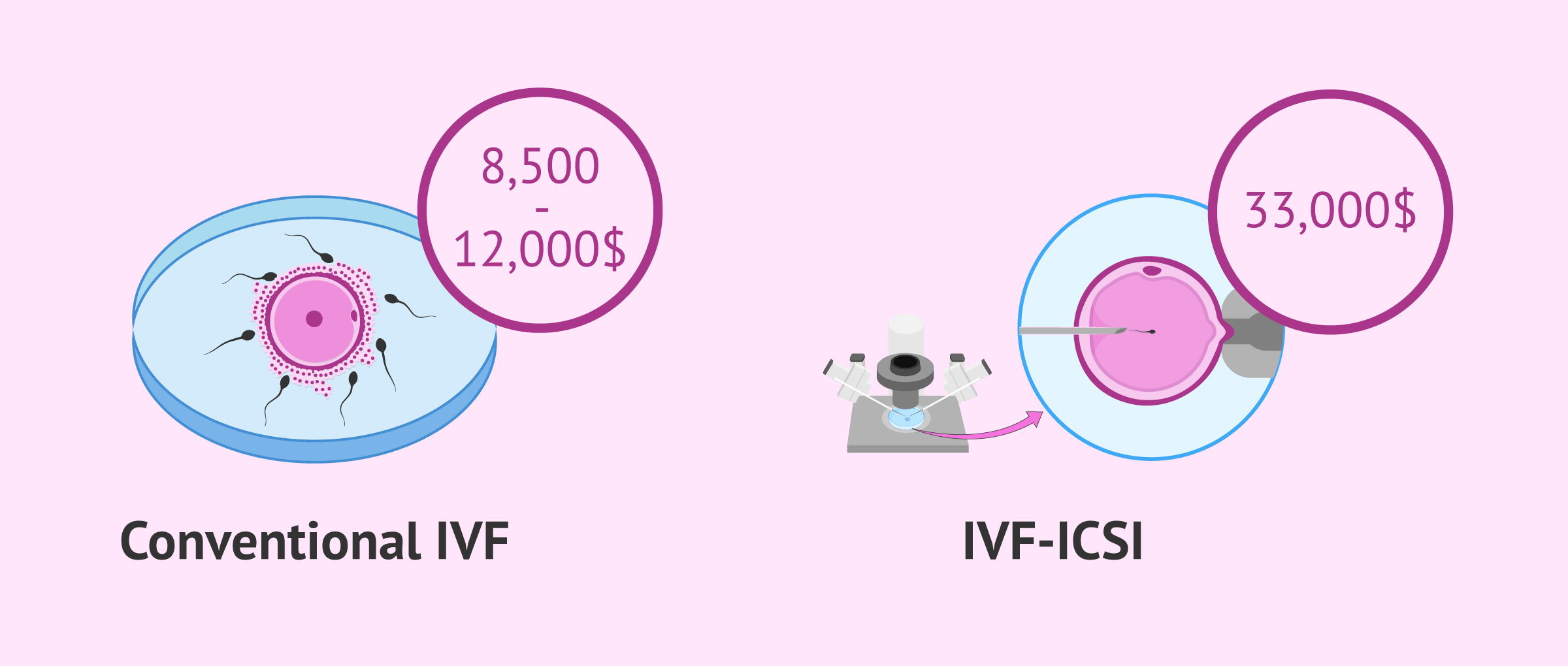 Imagen: Price of IVF in the USA