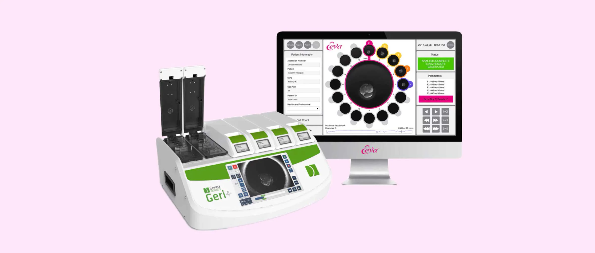 Imagen: Eeva test incorporated in Geri+