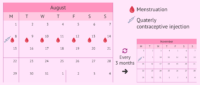 What is the contraceptive injection and how is it used?