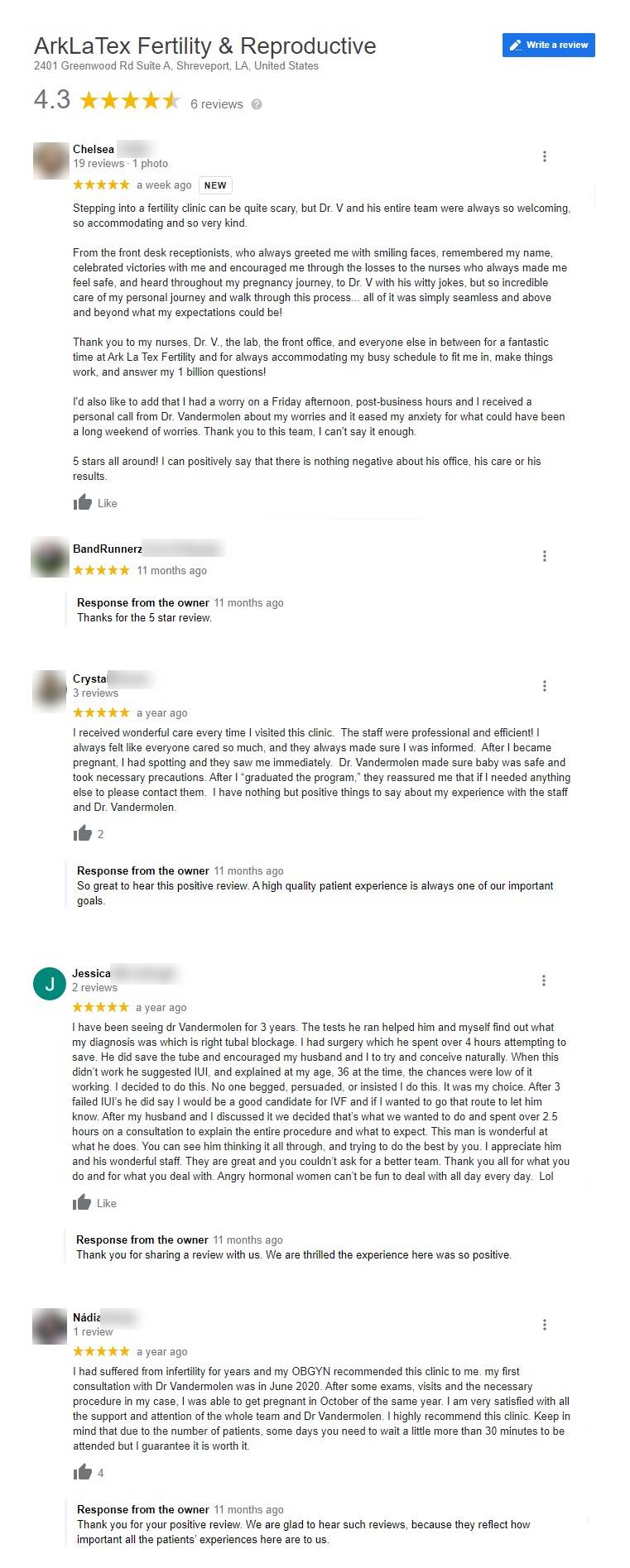 Reviews on Arklatex