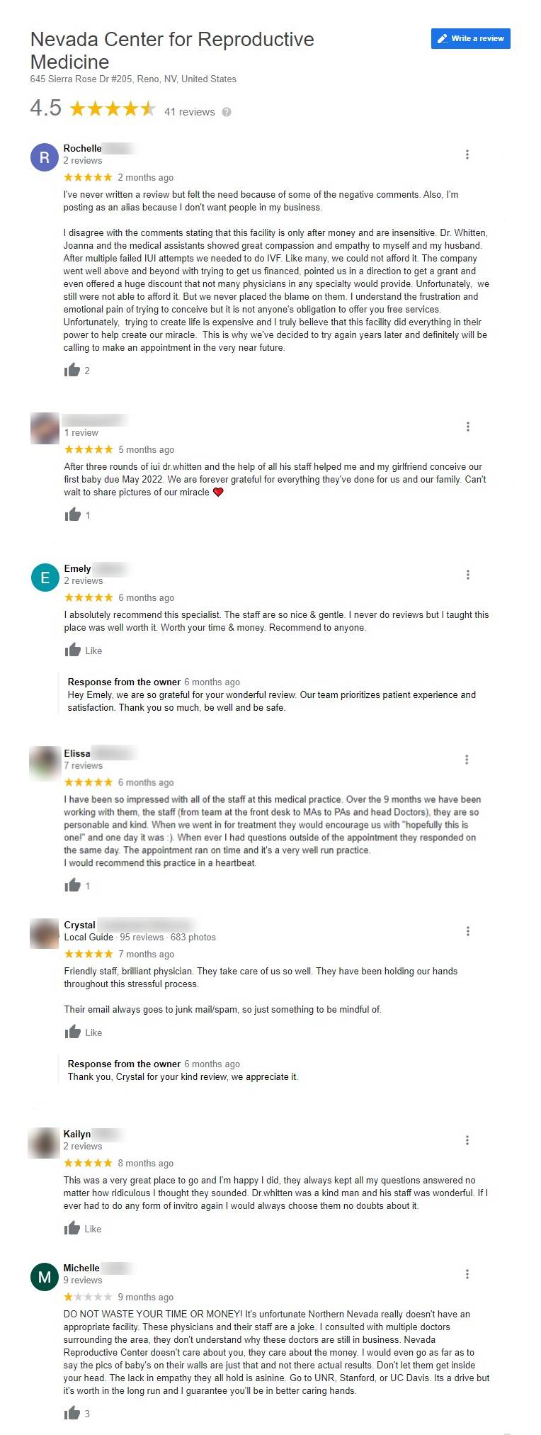 Reviews on Nevada