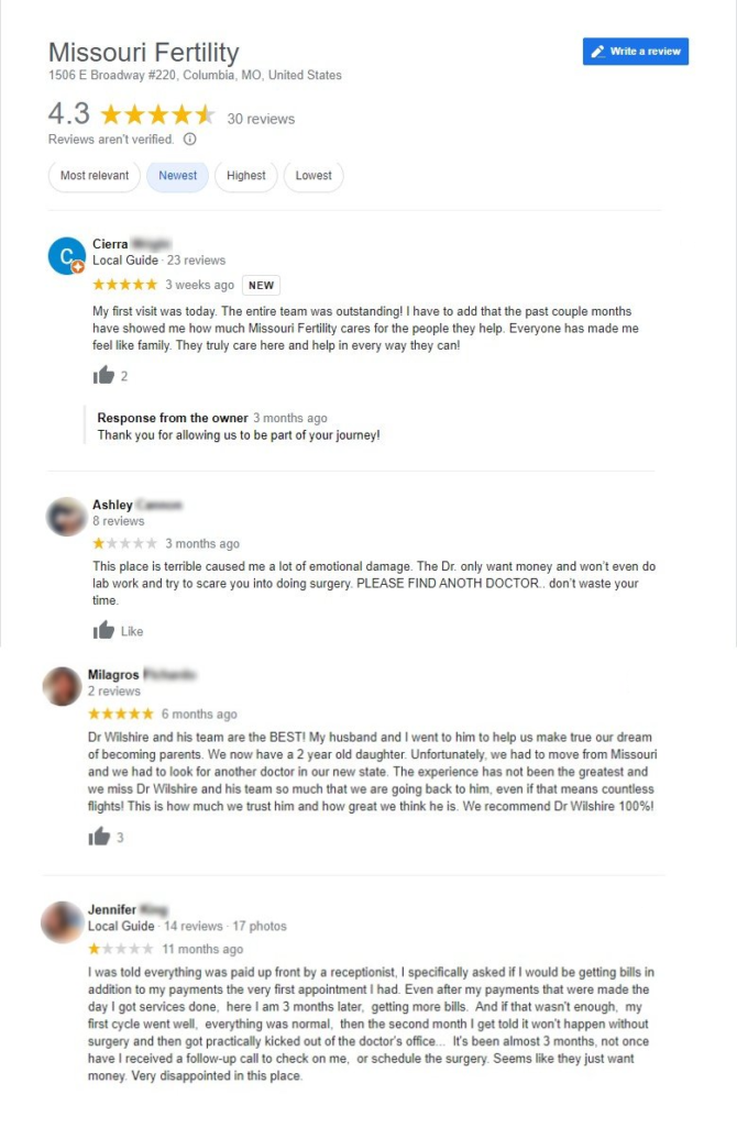 Imagen: Missouri Fertility Reviews