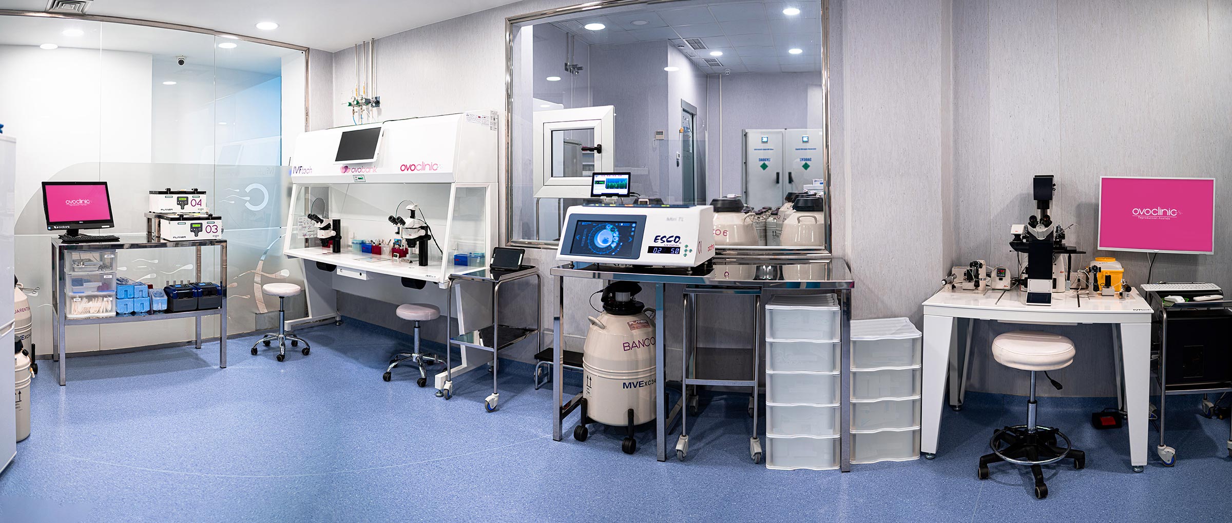 Imagen: IVF Laboratory at Ovoclinic Marbella