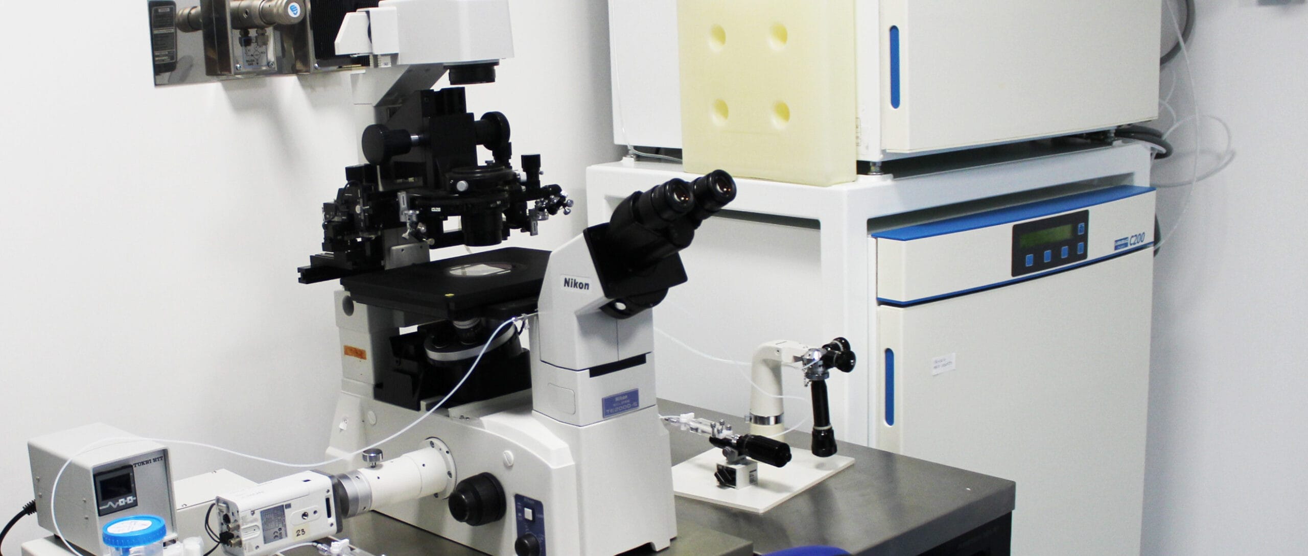 Imagen: Microinjector from the Victoria Rey Clinic laboratory